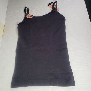 Shapermint Black Scoop Neck Shaping Cami # 62001 Size XL